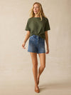 Sunwashed Regenerative Vintage Tee - Thyme
