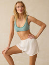 Shoreside Top - Mini Jungle Stripe