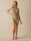 Shoreside Top - Mini Jungle Stripe