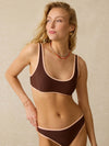 Shoreside Top - Cocoa