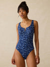 Tropics One Piece - Juniper Ikat Floral