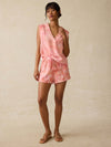 Dune Cotton Gauze Sleeveless Popover - Coral Skies Tie Dye