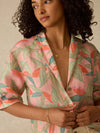 Kanoa Camp Shirt - Watercolor Palms