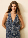 Alston Dress - Juniper Ikat Floral