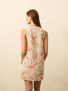 Alston Linen Dress - Watercolor Palms