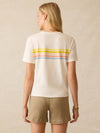 Sunwashed Essential Tee - Summer Sunrise Stripe