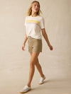 Sunwashed Essential Tee - Summer Sunrise Stripe
