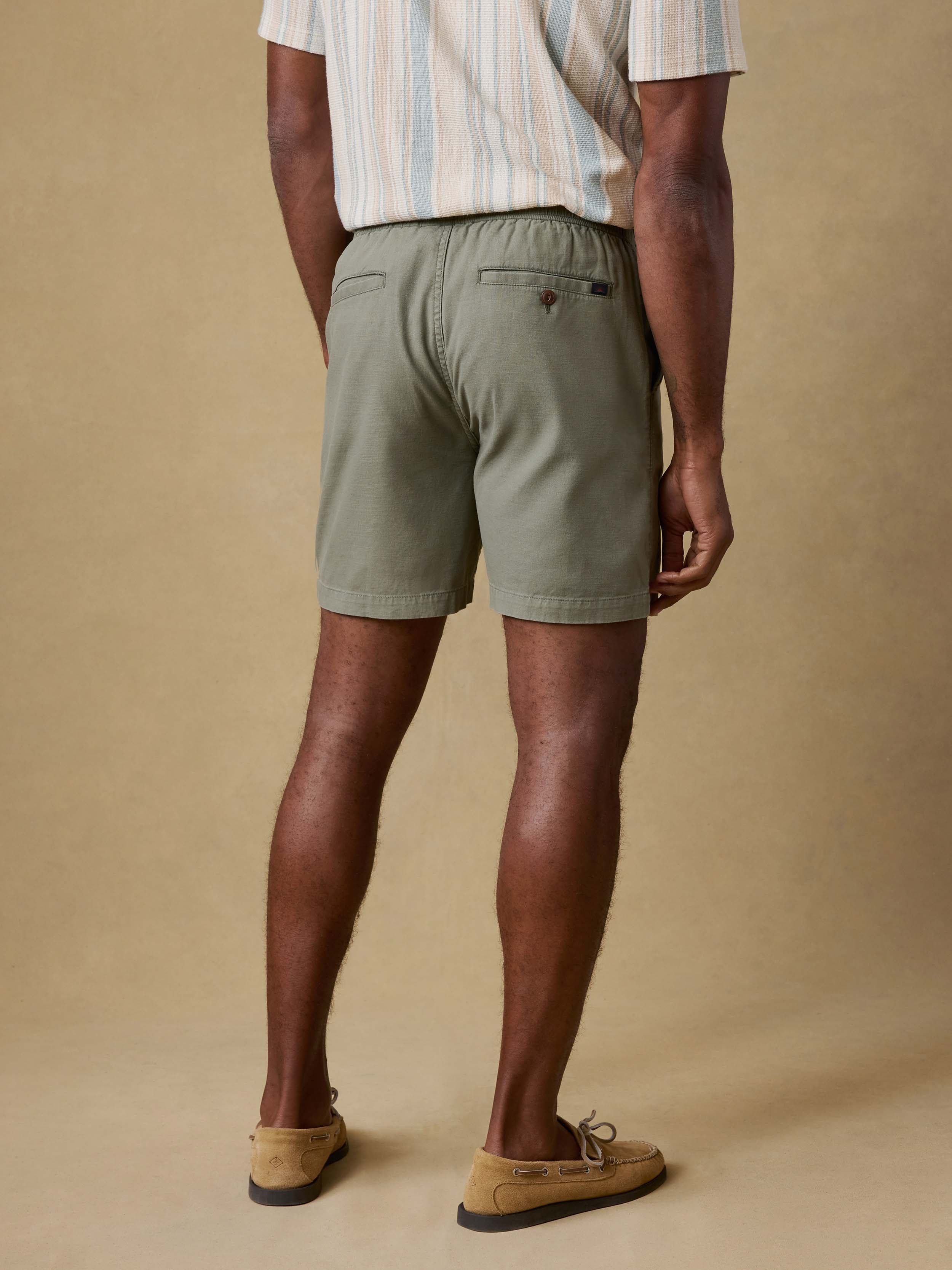 Essential Drawstring Short - Desert Olive | Faherty Brand