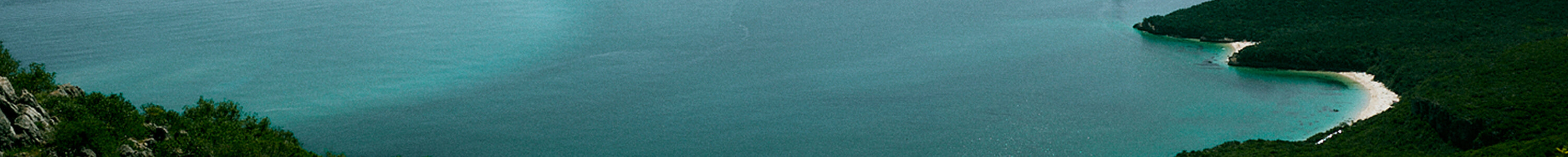 landscape of tropical bay