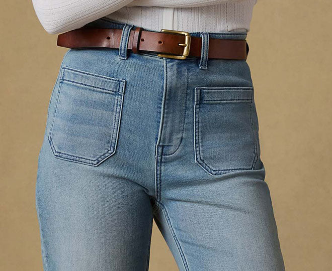 Stretch Terry Patch Pocket