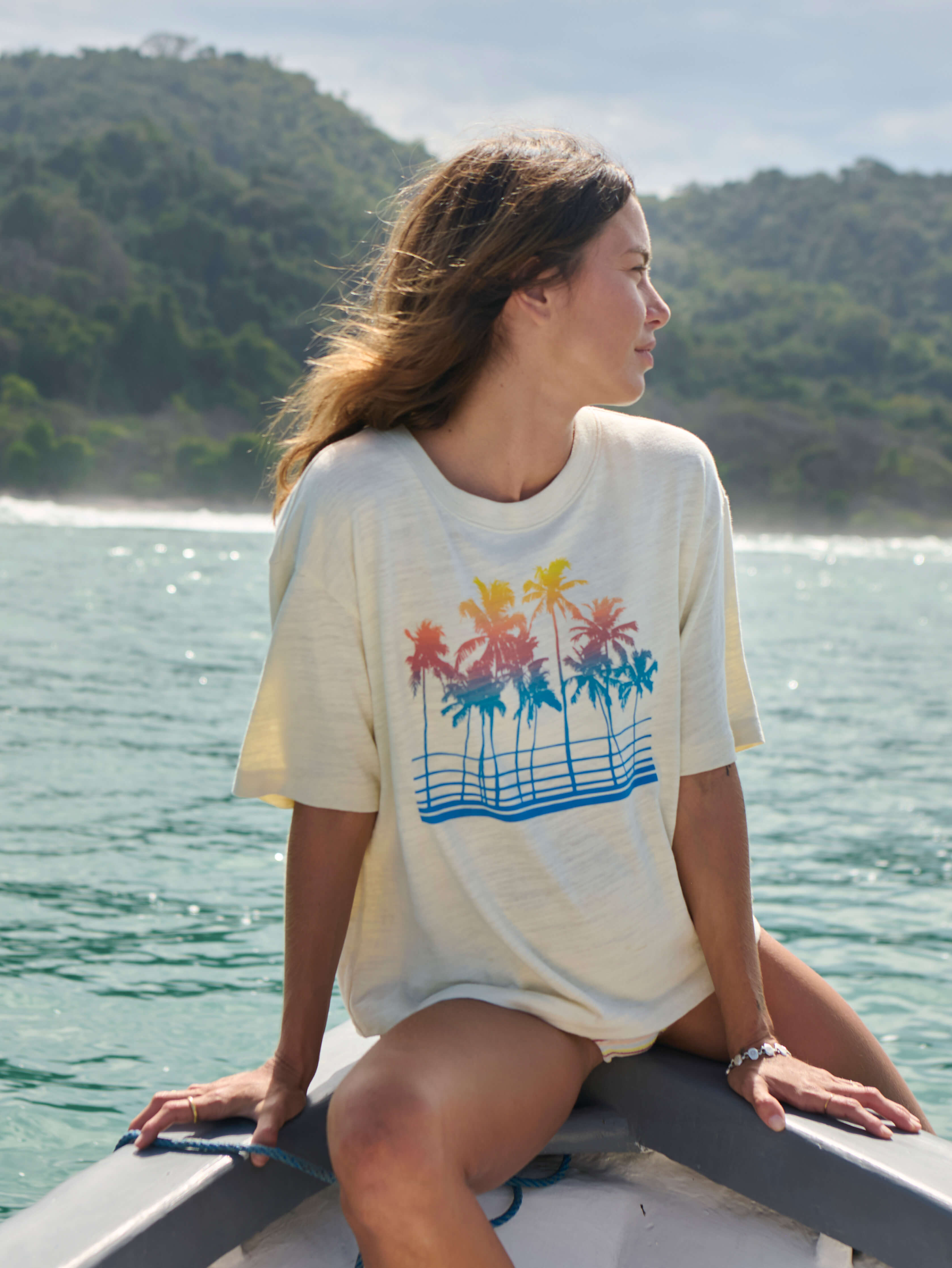 Sunwashed Midweight Organic Vintage Tee - Seedpearl