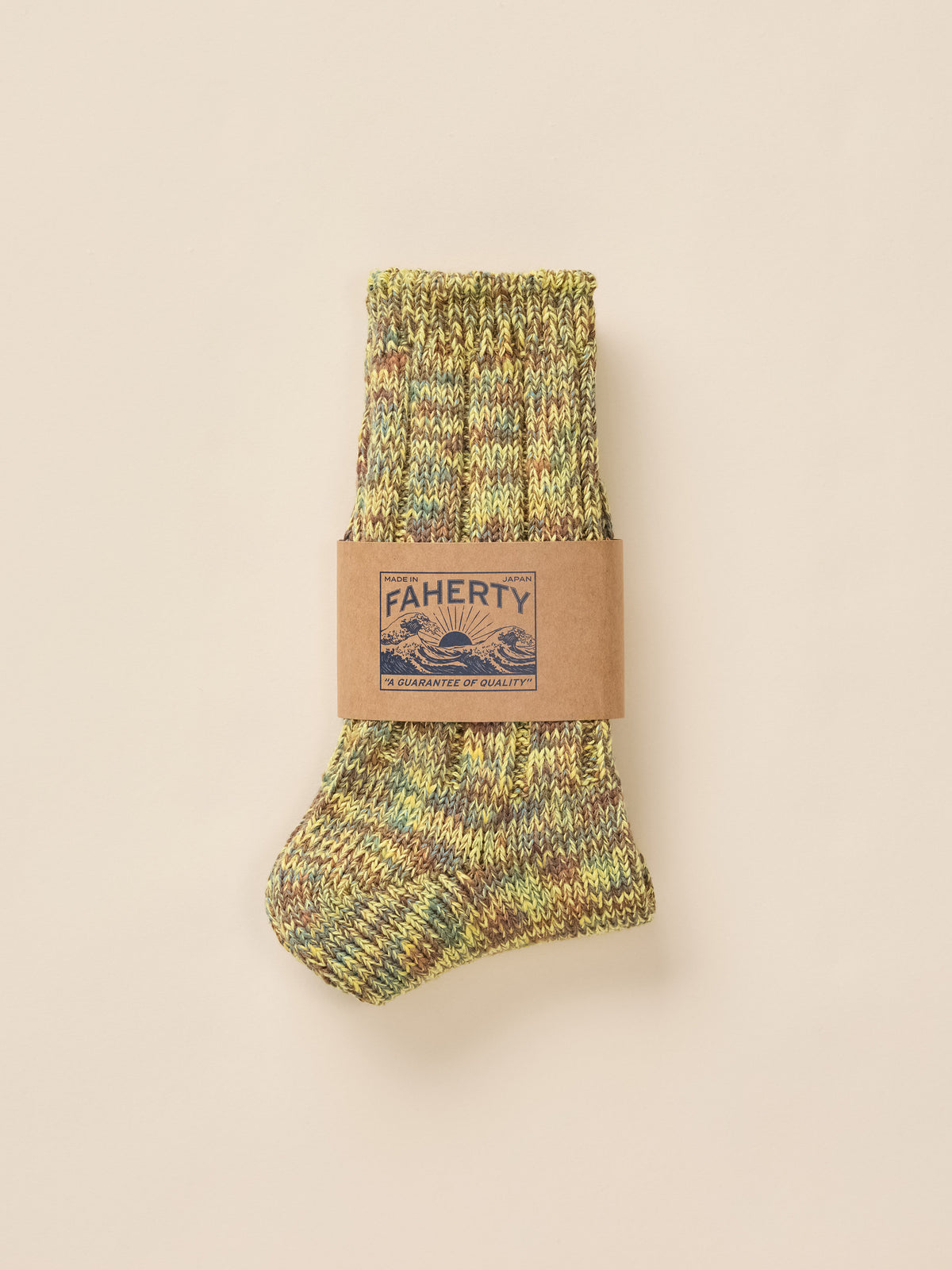 Japan Marled Socks - Golden Sage, image 1 of 3