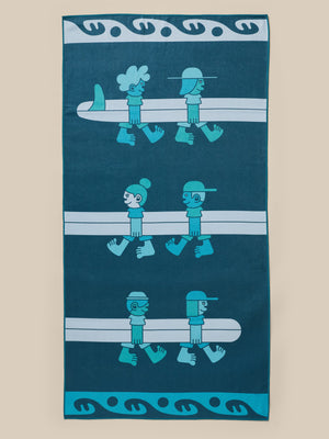 Faherty x Surfrider x Slowtide Quick Dry Towel - Multi