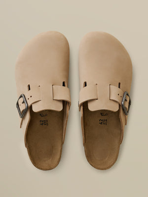 Birkenstock + Faherty Boston Wire Buckle - Sandcastle