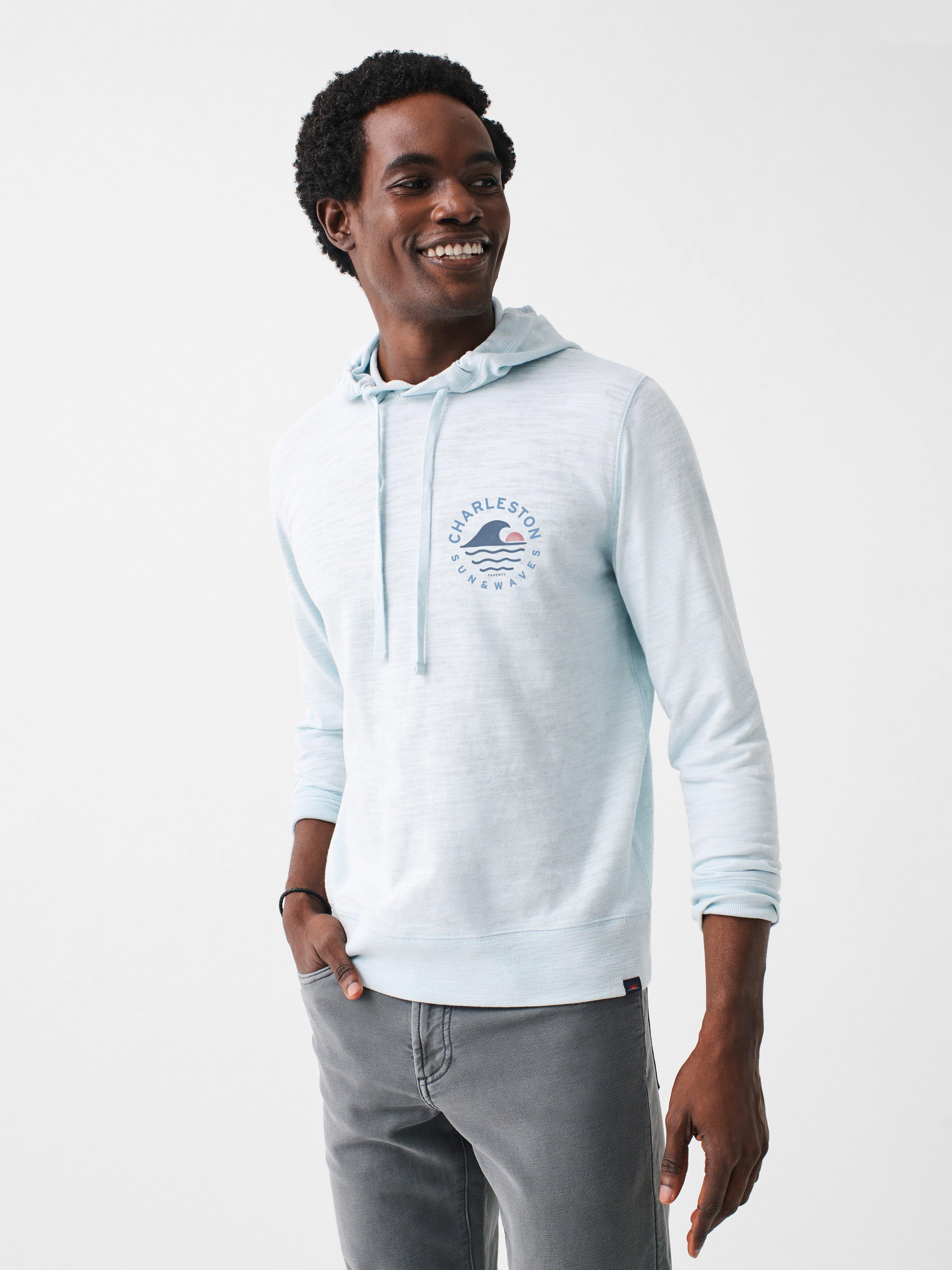 Charleston Heritage Slub Cotton Hoodie - Sky