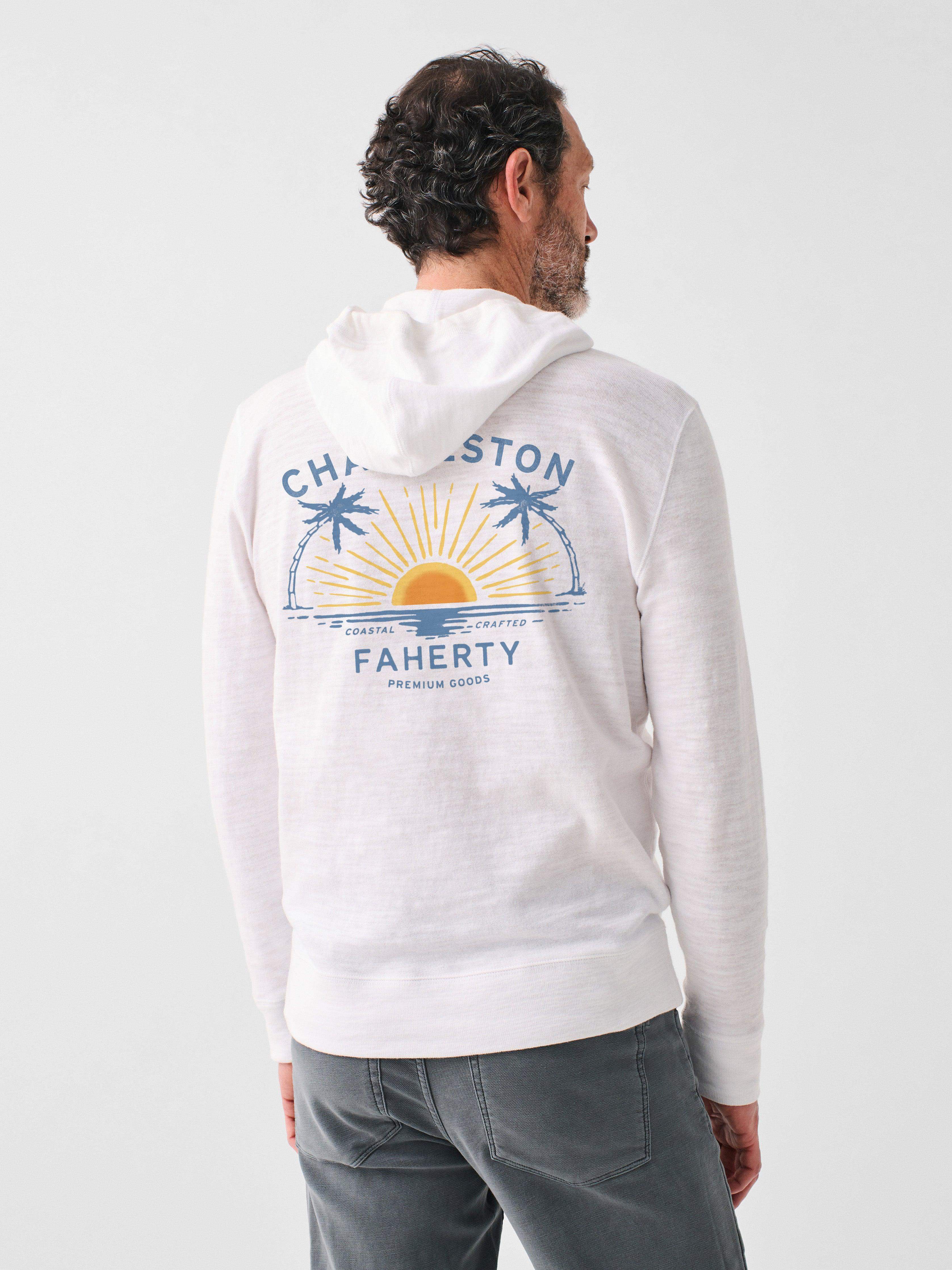 Charleston Heritage Slub Cotton Hoodie - White