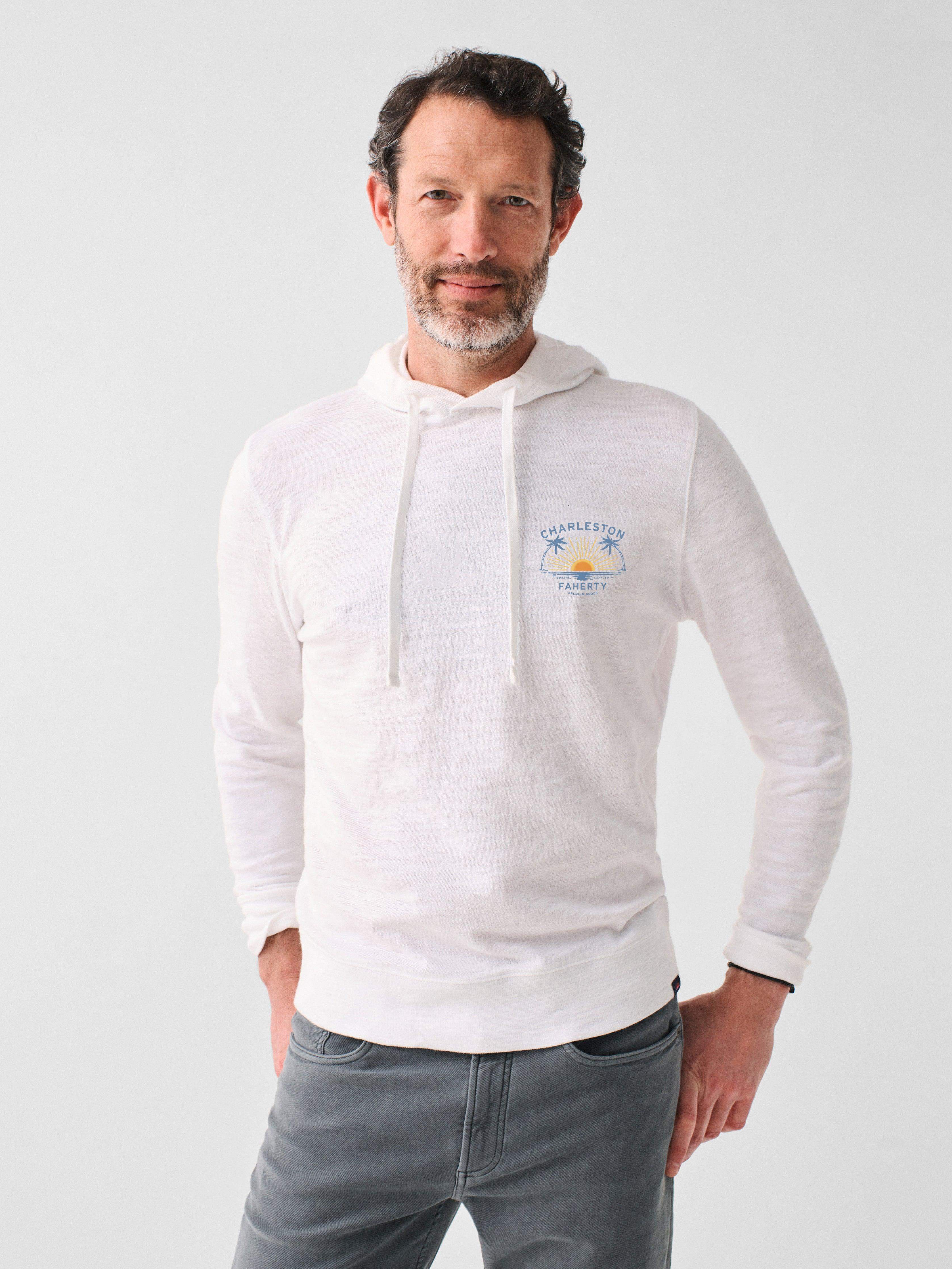 Charleston Heritage Slub Cotton Hoodie - White