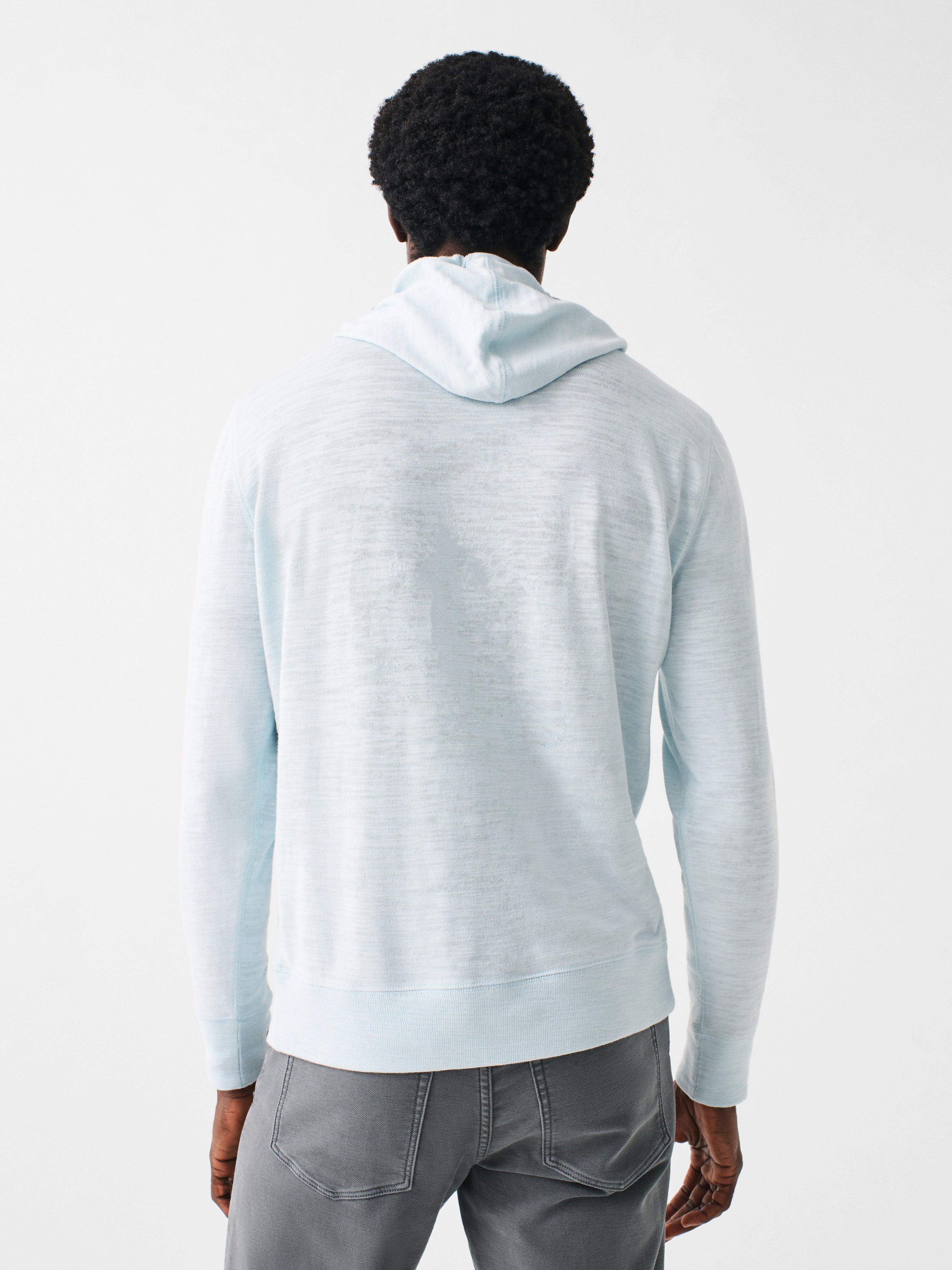 Spring Lake Heritage Slub Cotton Hoodie Sky Faherty Brand