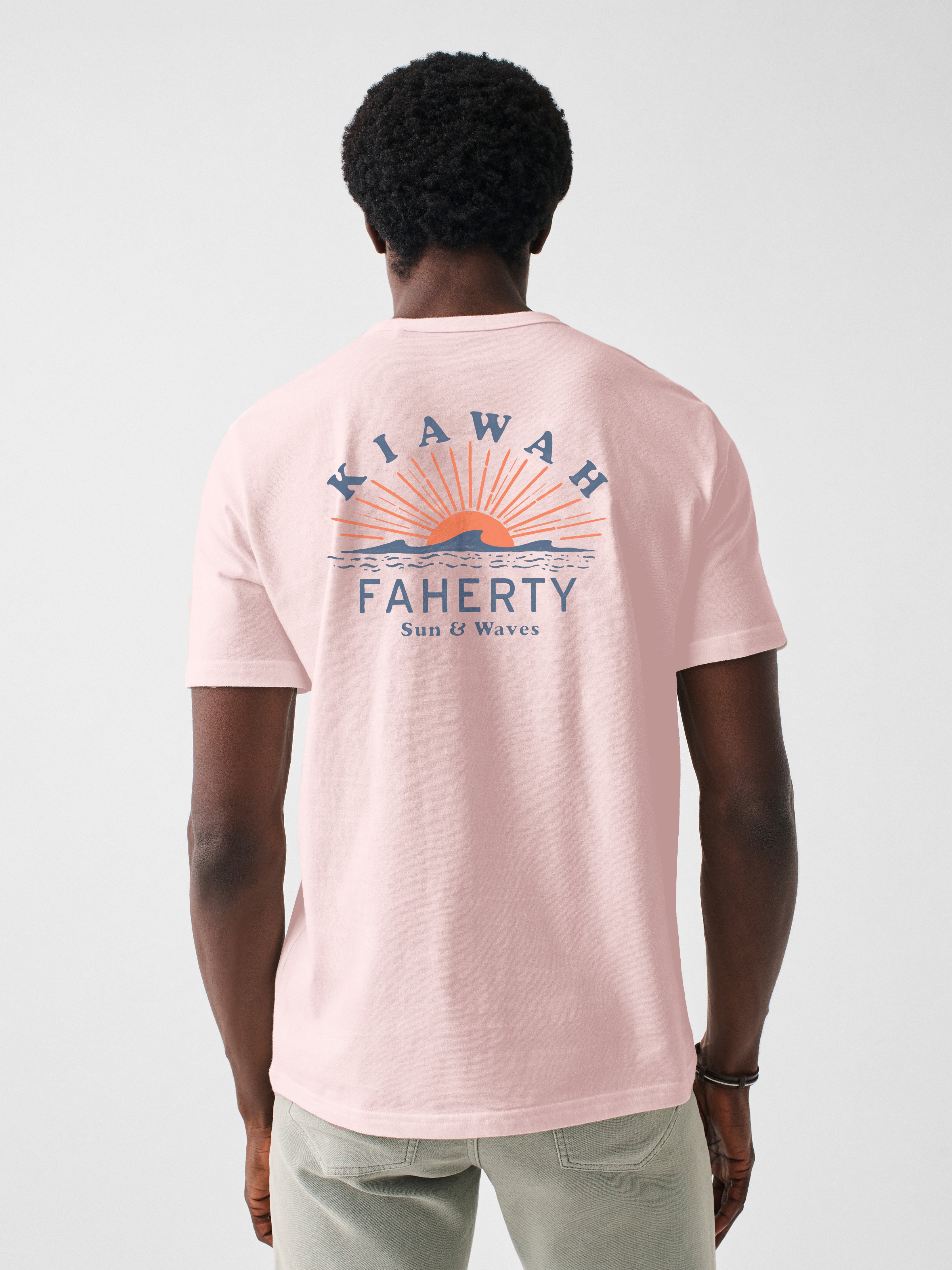 Kiawah Short-Sleeve Crew T-Shirt - Pink Pearl