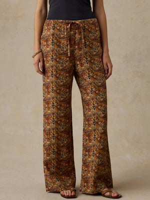 Laidback Linen Pant - Victorian Garden