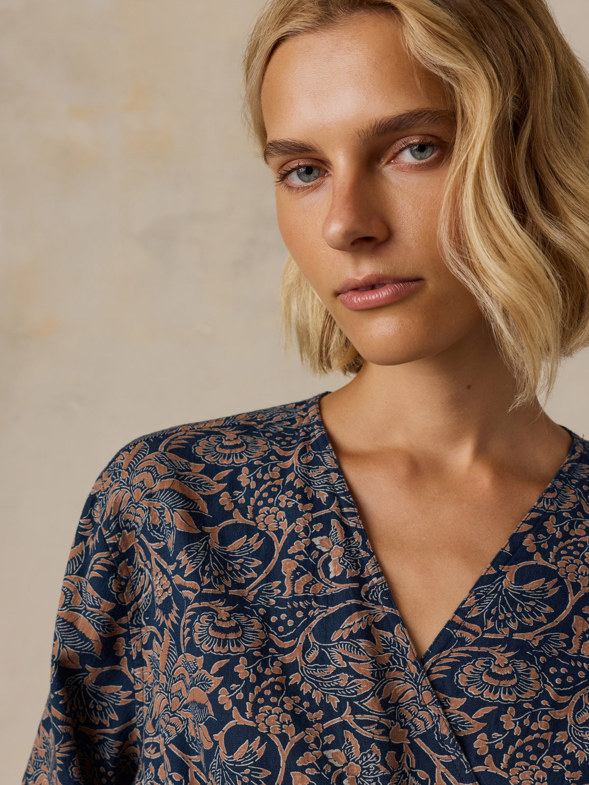 Abby Wrap Dress - Shadowed Garden, image 3 of 5