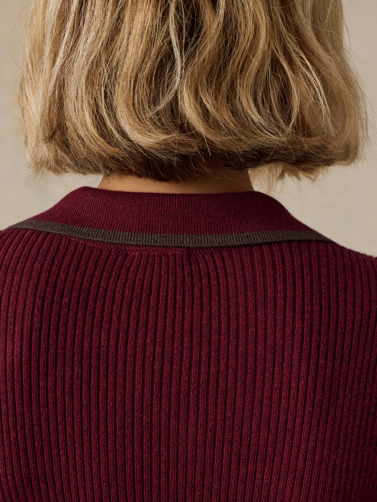 Throwback Sweater Dress - Merlot, image 5 of 7