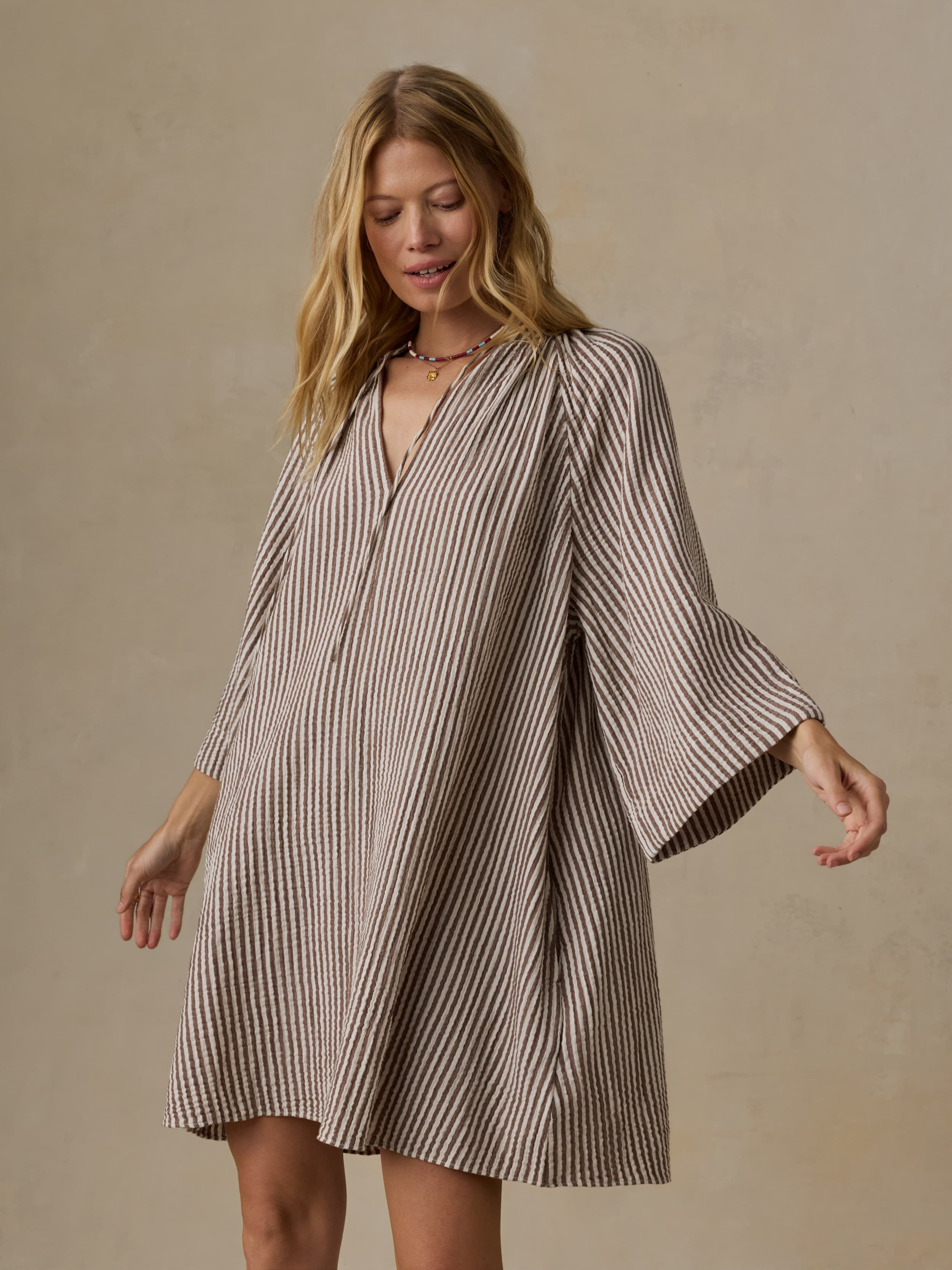 Faherty Women's Dune Cotton Gauze Mina Dress