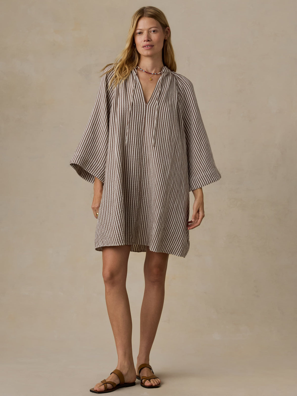 Faherty Women's Dune Cotton Gauze Mina Dress