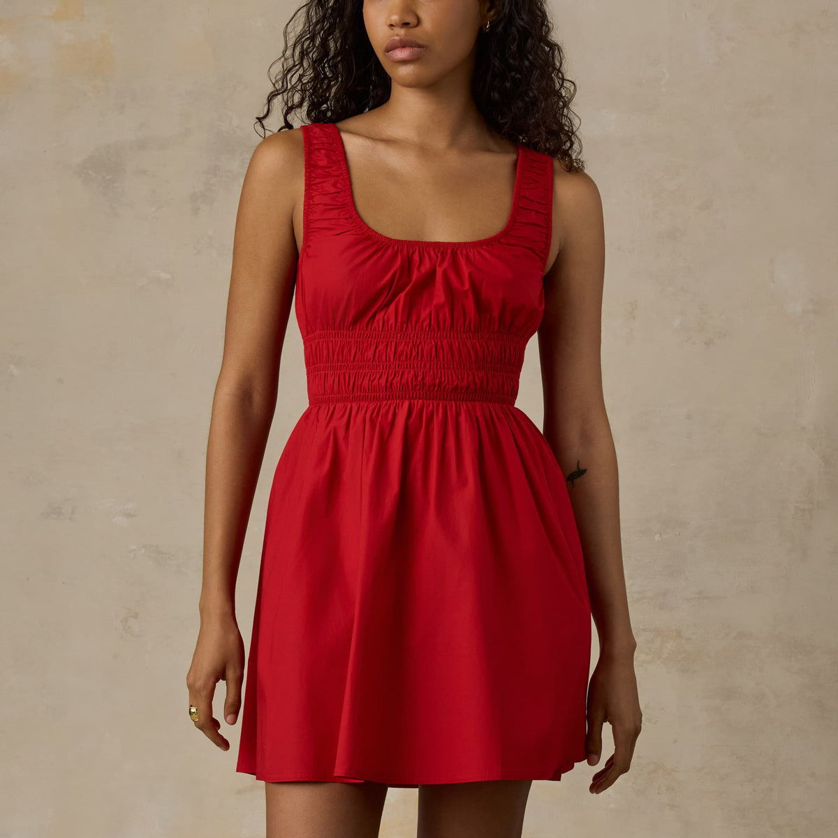 red one piece dress Backless Red Chiffon Slit Maxi Dress Red / US 2
