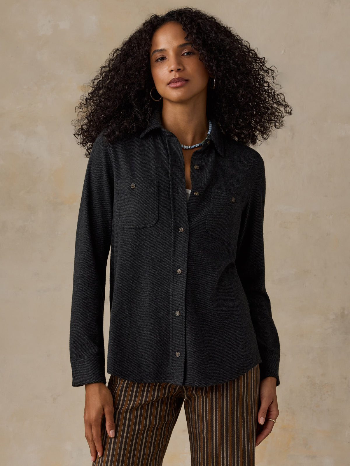 Legend Sweater Shirt Heathered Black Twill