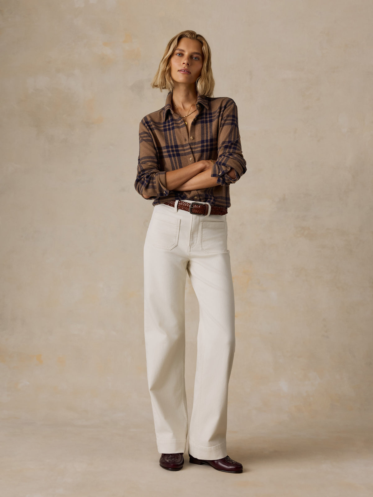 Legend Sweater Classic Shirt - Saddle Back Plaid, image 6 of 7