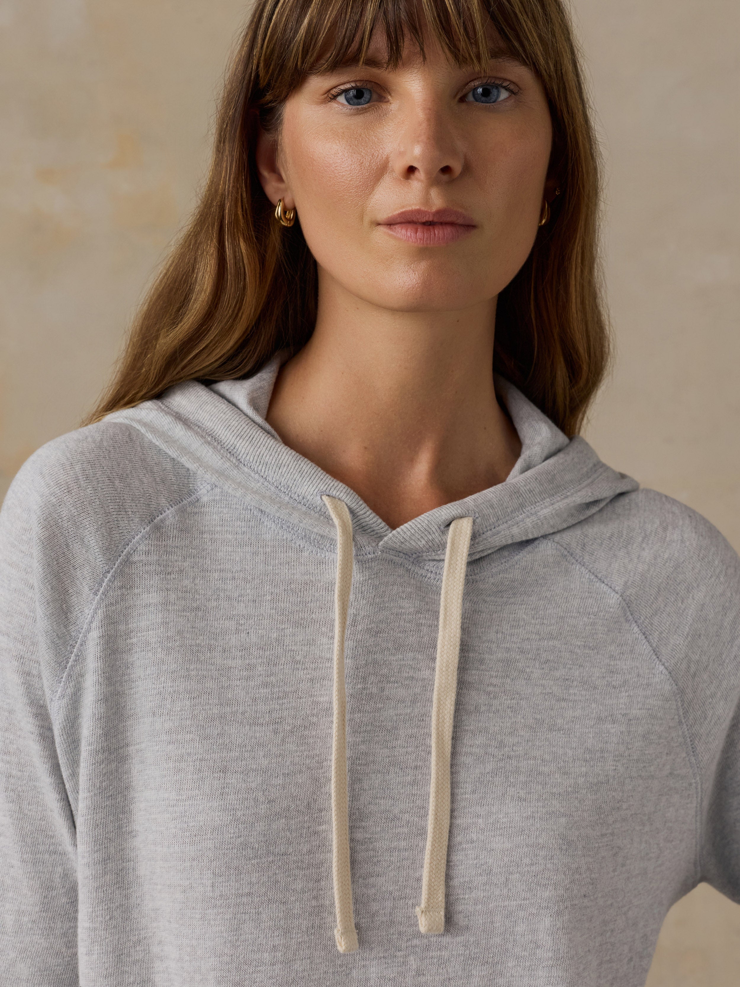 Sunwashed Organic Hoodie - Light Grey Heather | Faherty Brand