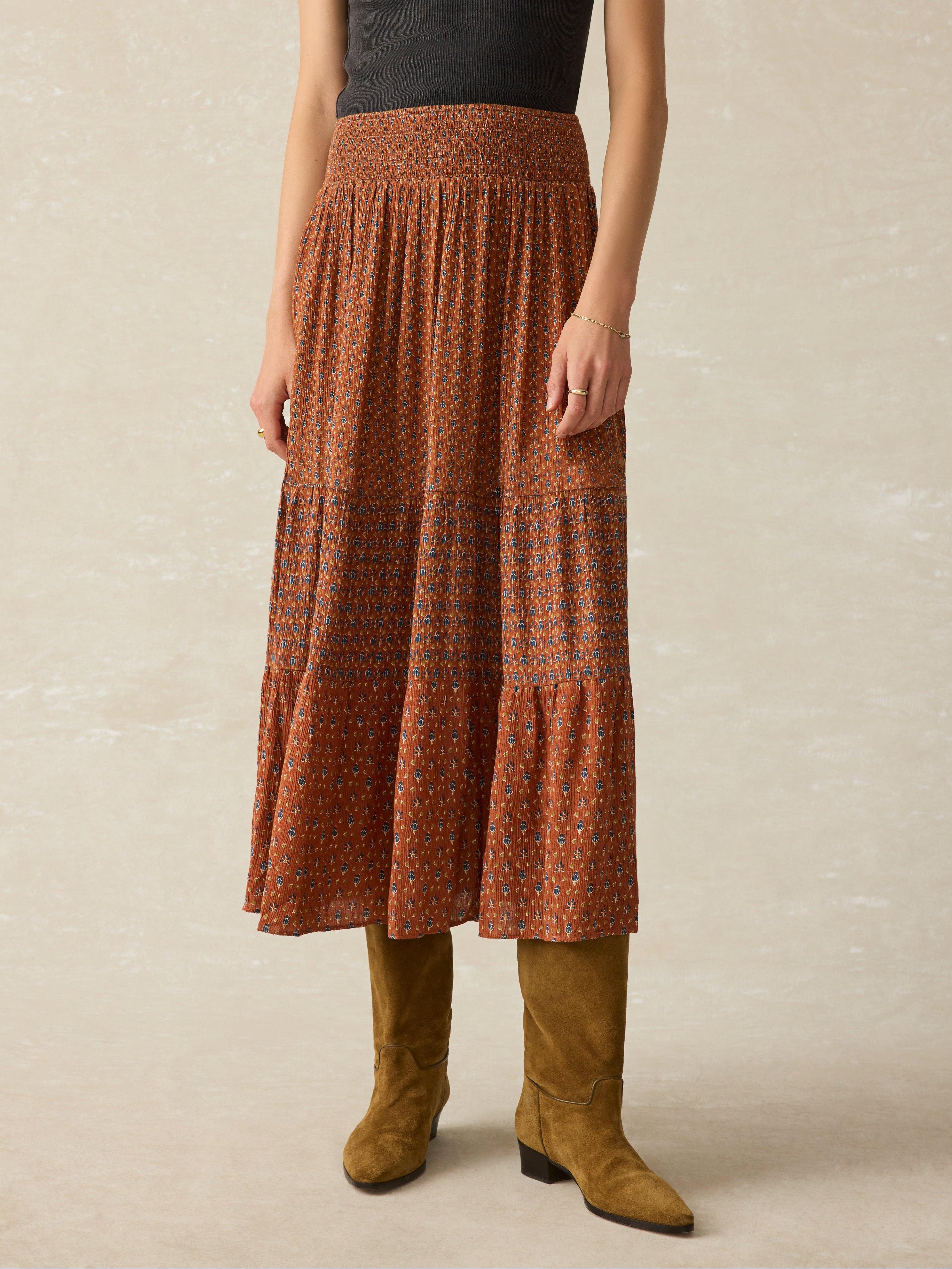 Woodstock Skirt - Chestnut Blossom