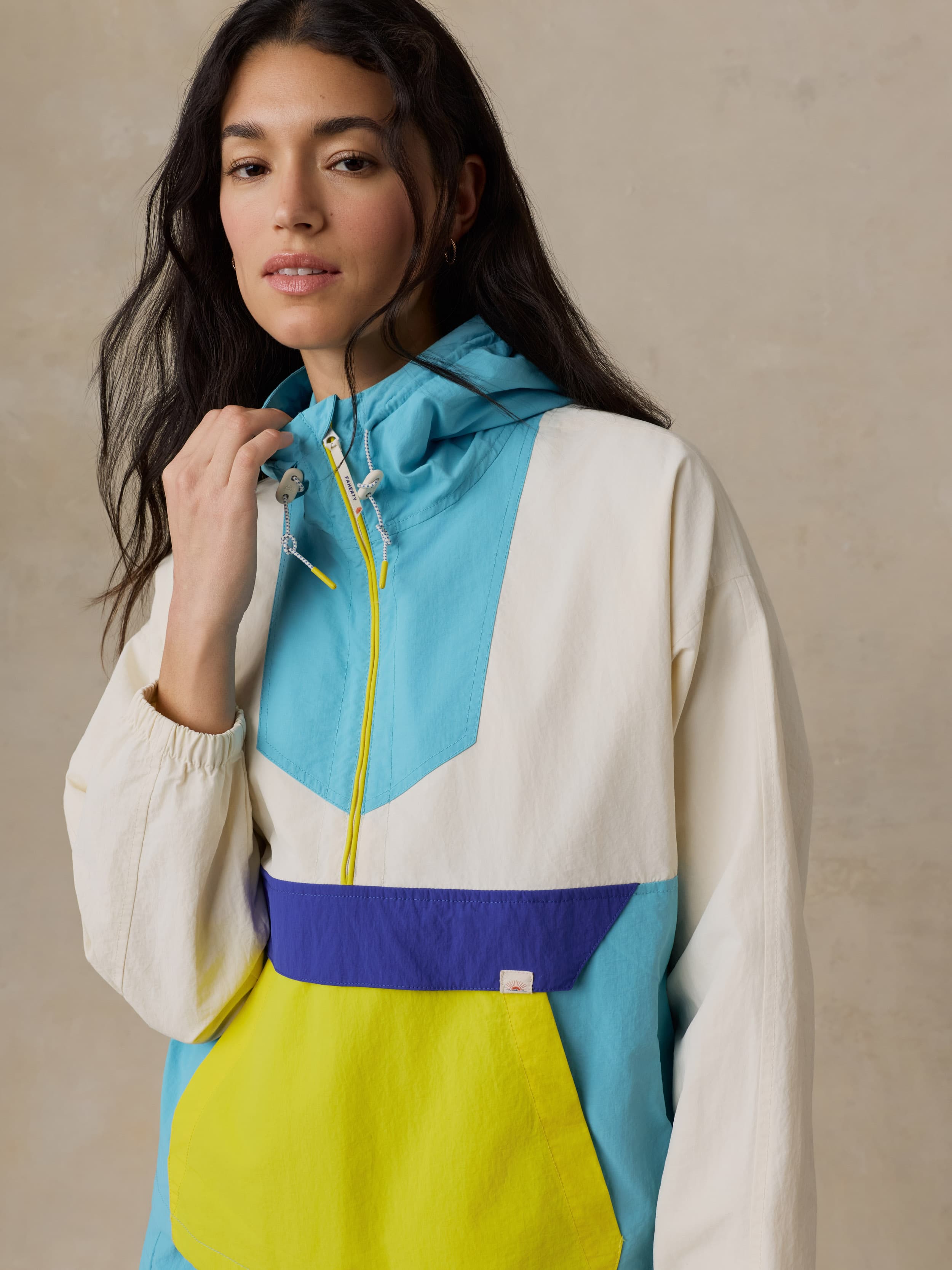 Shorelite Active Windbreaker - Blue Fin Bay | Faherty Brand