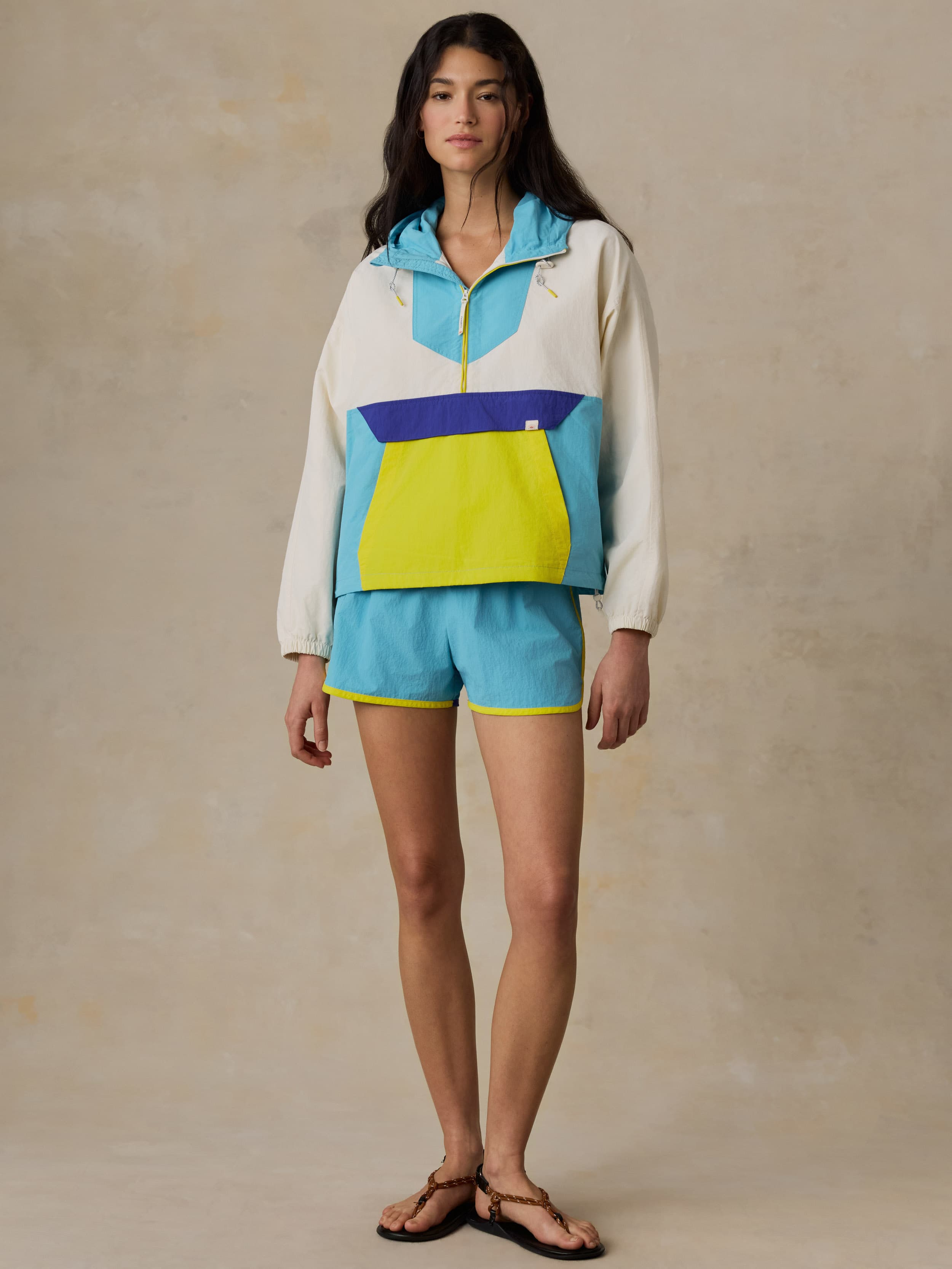Shorelite Active Windbreaker - Blue Fin Bay | Faherty Brand