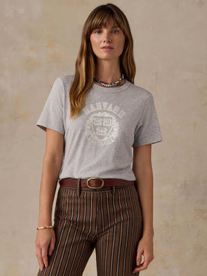 Harvard Sunwashed Regenerative Tee - Dune Grey Heather