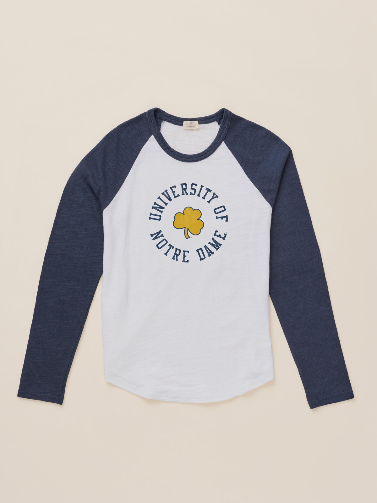 A blue and white Notre Dame shirt, image 2 of 2