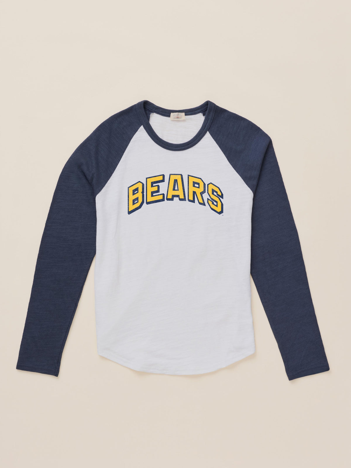 A blue and white UC Berkeley baseball tee, image 2 of 2