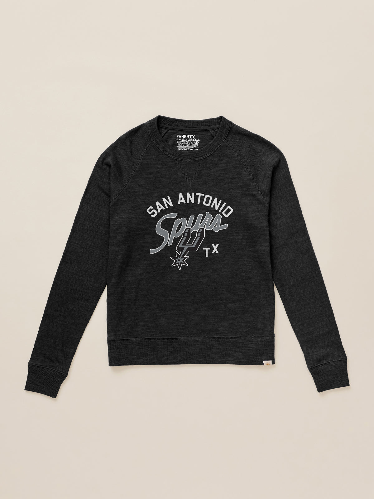 A black San Antonio Spurs crewneck, image 2 of 2