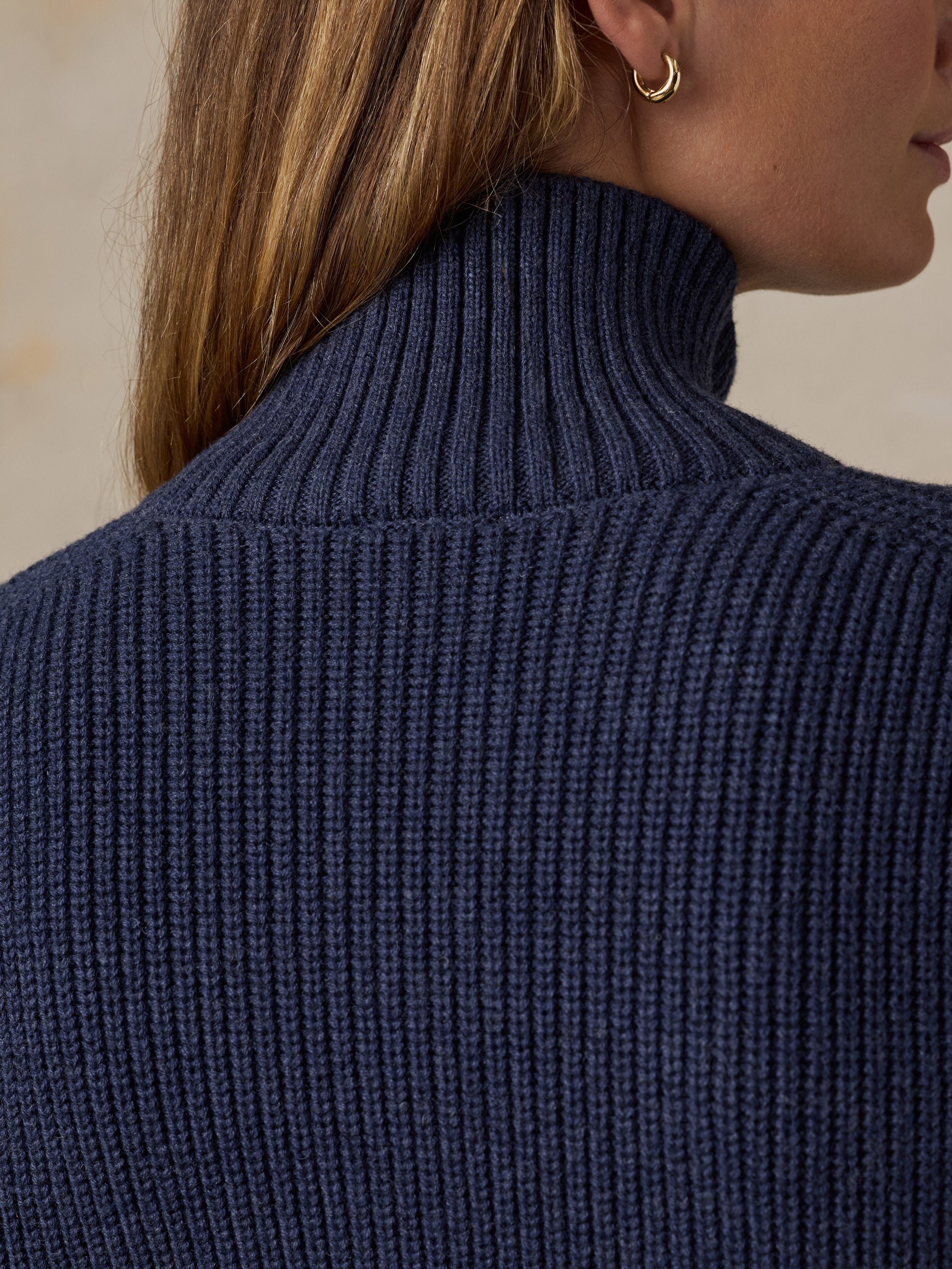 Northshore Quarter Zip - Vintage Indigo | Faherty Brand