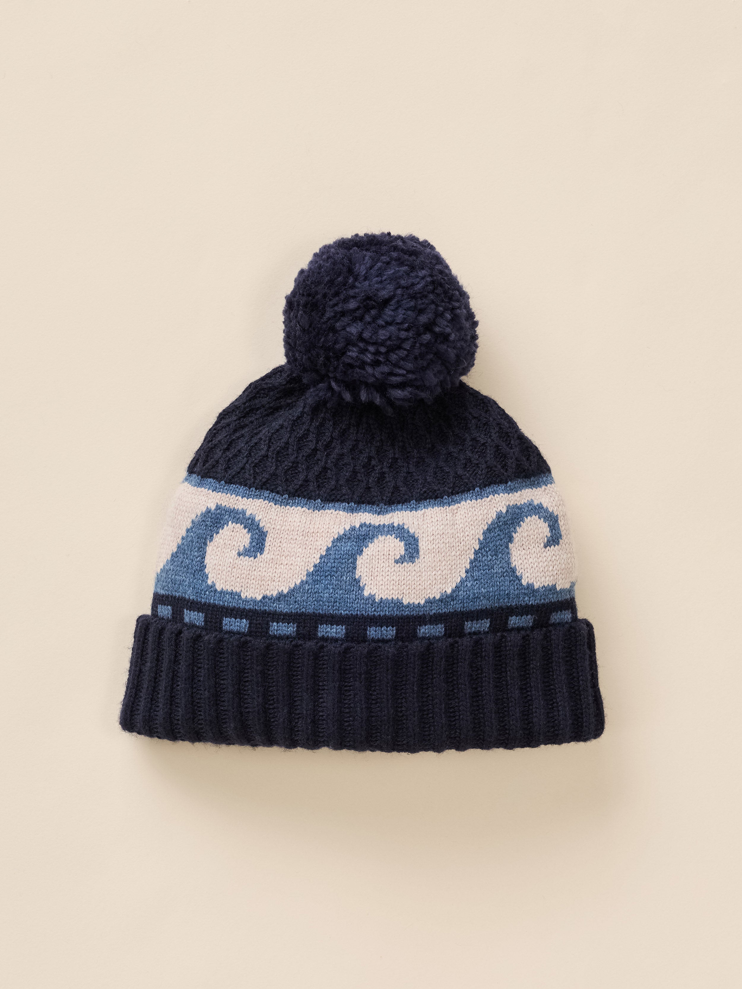 Wave Swell Beanie - Navy Multi