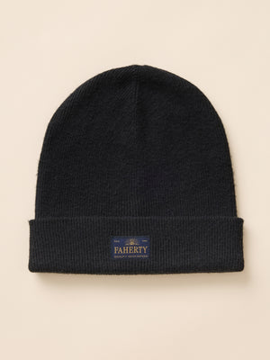 Essential Merino Beanie - Black