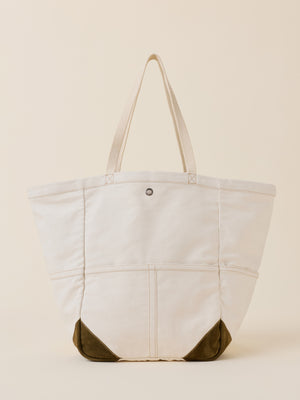 Mini Sunwashed Canvas Utility Tote - Natural