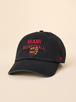 Miami Heat Faherty X '47 Clean Up Hat - Black