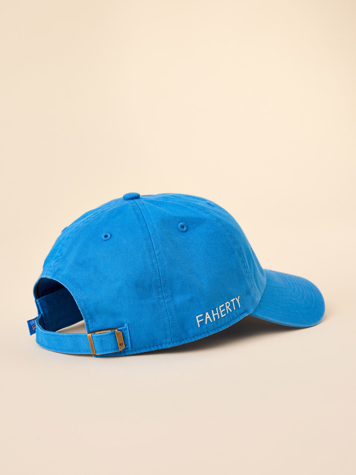 A bright Blue OKC Thunder hat, image 2 of 3