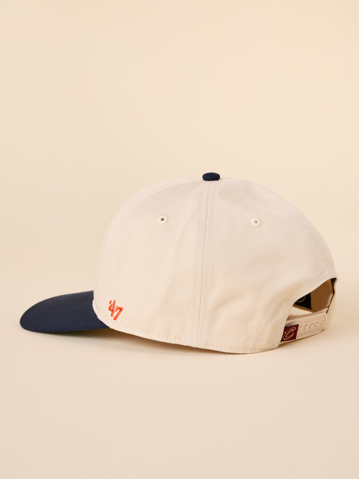 A beige and blue Cleveland Cavaliers hat, image 3 of 3