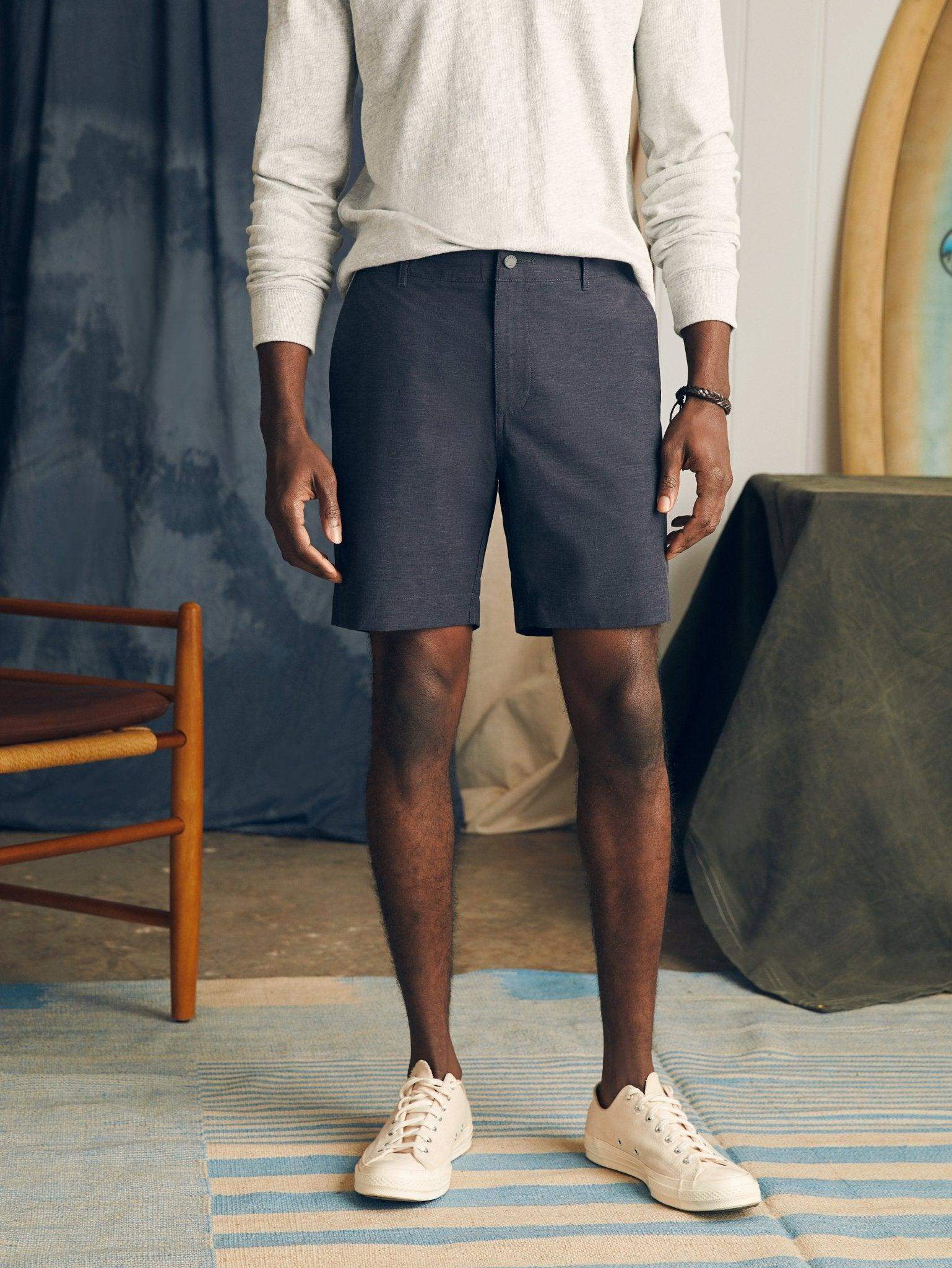 All Day Shorts (7" Inseam) - Charcoal - Faherty Brand