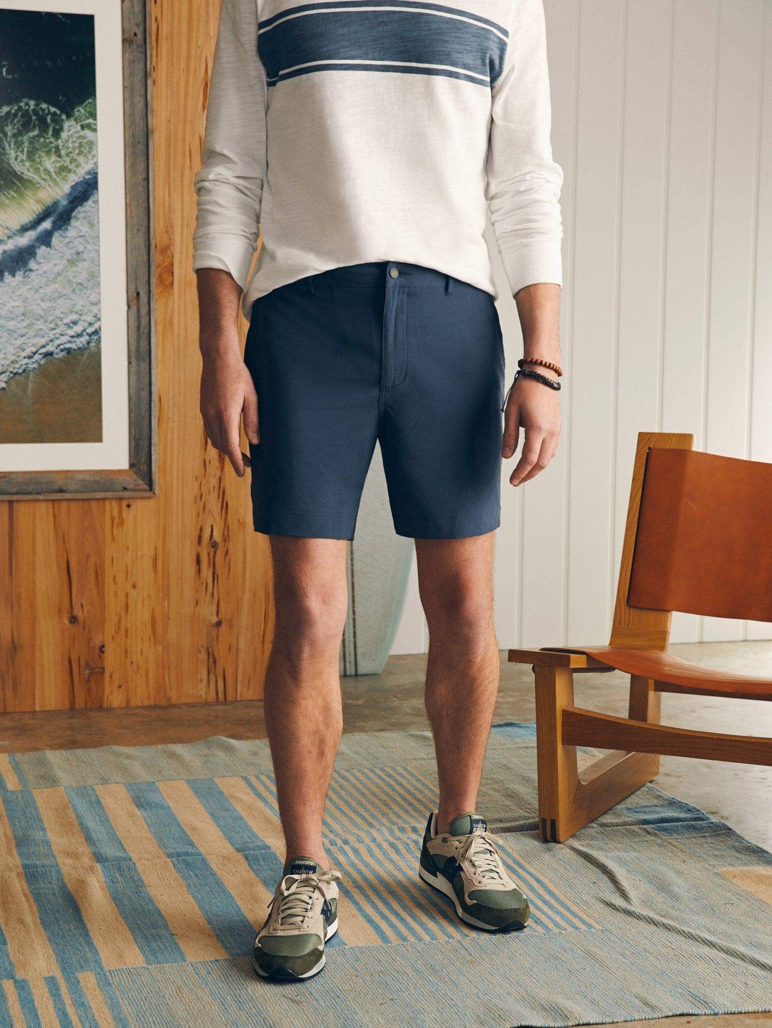 All Day Shorts (7" Inseam) - Dark Blue Nights - Faherty Brand