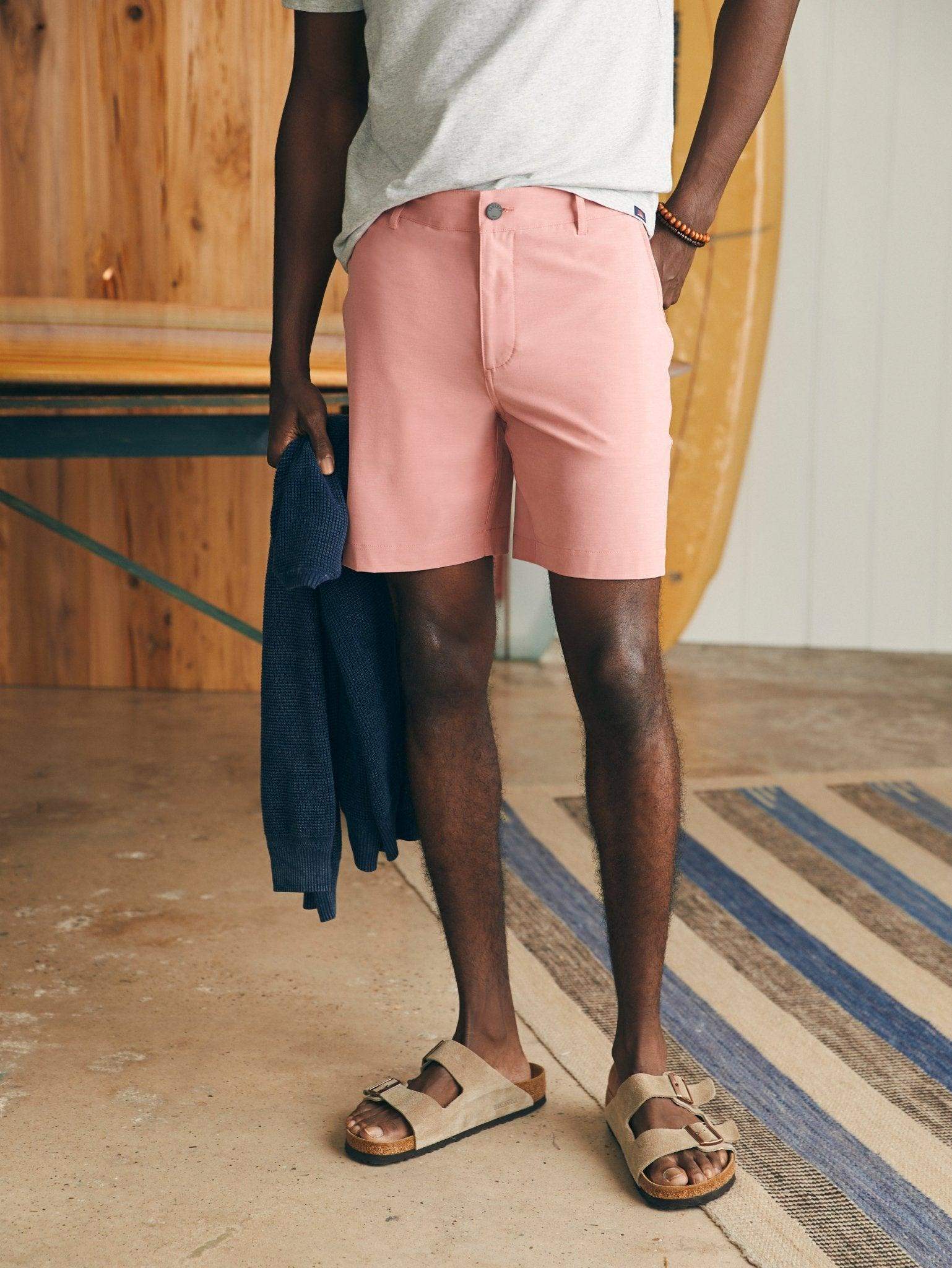 All Day Shorts (7" Inseam) - Faded Flag - Faherty Brand