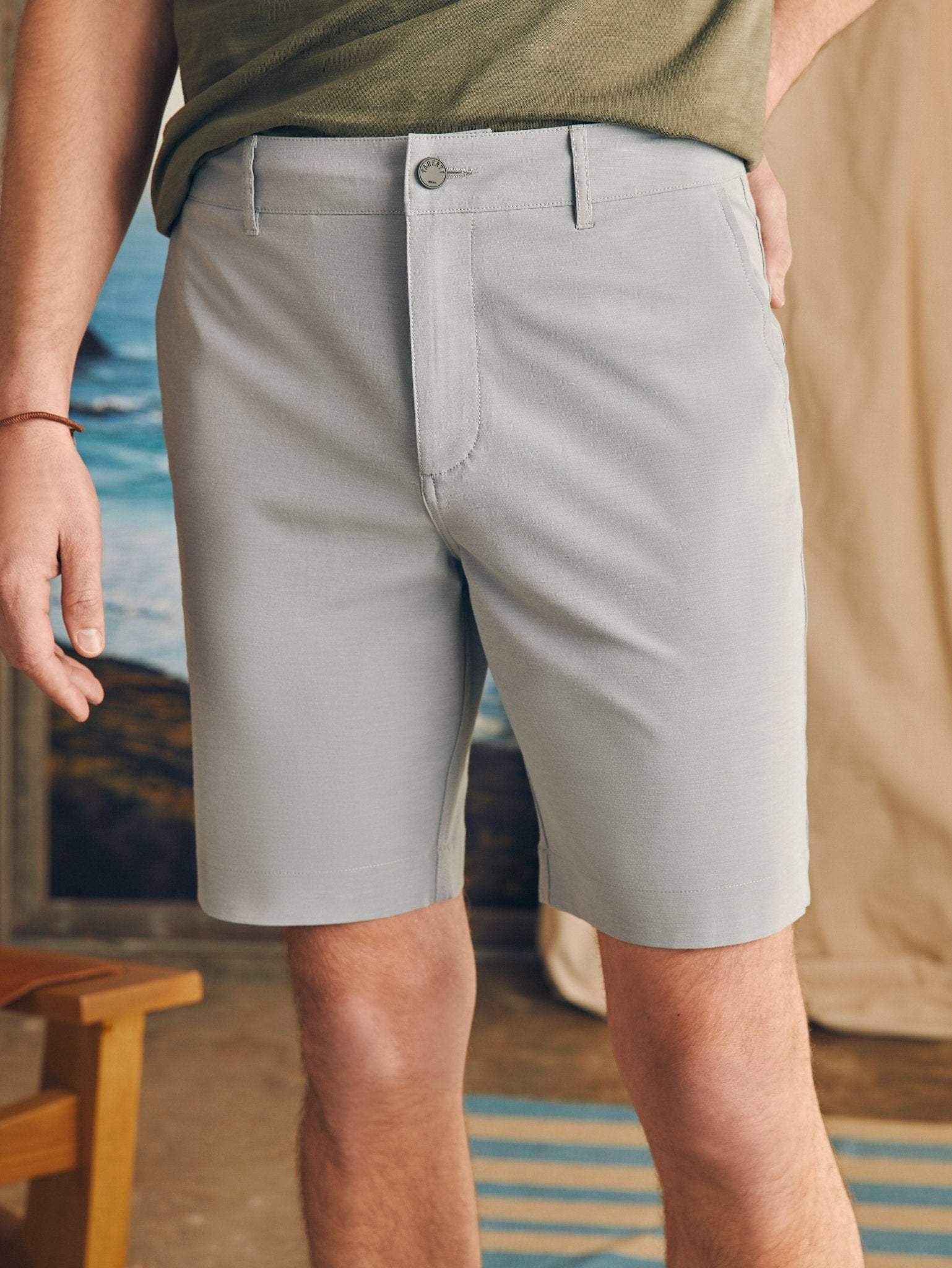 All Day Shorts (9" Inseam) - Ice Grey - Faherty Brand
